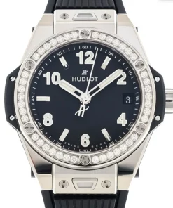 Hublot Big Bang 465.SX.1170.RX.1204 Automatic 39mm Female Replica Watch - Black Dial, Steel Case