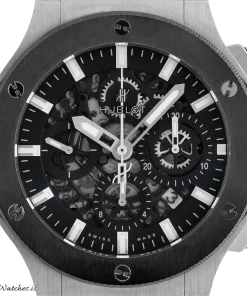 Alternative view of Hublot Big Bang Aero Bang 311.SM.1170.GR Automatic 45mm Male Replica Watch - Black Dial, Steel Case