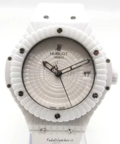 Hublot Big Bang Caviar 346.HX.2800.RW Automatic 41mm Unisex Replica Watch - White Dial, Ceramic Case