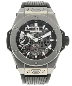 Hublot Big Bang Meca-10 414.NI.1123.RX Manual winding 45mm Unisex Replica Watch - Transparent Dial, Titanium Case