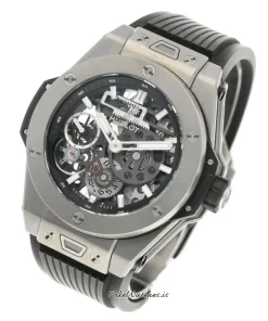 Alternative view of Hublot Big Bang Meca-10 414.NI.1123.RX Manual winding 45mm Unisex Replica Watch - Transparent Dial, Titanium Case