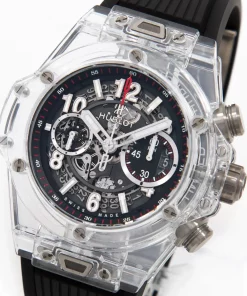 Hublot Big Bang Unico 411.JX.1170.RX Automatic 45mm Male Replica Watch - Transparent Dial, CaseMM