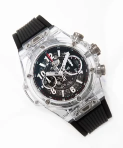 Alternative view of Hublot Big Bang Unico 411.JX.1170.RX Automatic 45mm Male Replica Watch - Transparent Dial, CaseMM