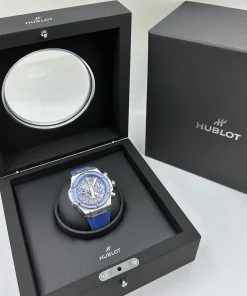 Alternative view of Hublot Big Bang Unico 441.NL.5129.RT.BUC21 Automatic 42mm Unisex Replica Watch - Blue Dial, Titanium Case