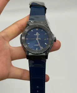 Alternative view of Hublot Classic Fusion Blue 542.CM.7170.LR Automatic 42mm Unisex Replica Watch - Blue Dial, Ceramic Case