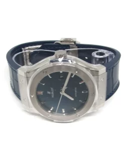 Alternative view of Hublot Classic Fusion Blue 542.NX.7170.LR Automatic 42mm Male Replica Watch - Blue Dial, Steel Case