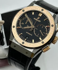 Hublot Classic Fusion Chronograph 521.NO.1181.LR Automatic 45mm Unisex Replica Watch - Black Dial, Titanium Case