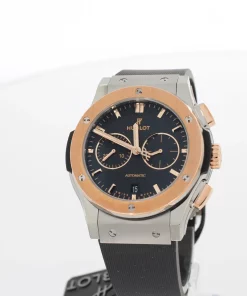 Hublot Classic Fusion Chronograph 541.NO.1181.RX Automatic 42mm Unisex Replica Watch - Black Dial, Titanium Case