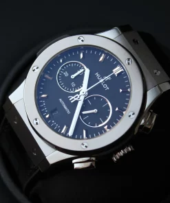 Alternative view of Hublot Classic Fusion Chronograph 541.NX.1171.LR Automatic 42mm Unisex Replica Watch - Black Dial, Titanium Case