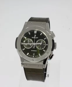 Hublot Classic Fusion Chronograph 541.NX.8970.LR Automatic 42mm Unisex Replica Watch - Green Dial, Titanium Case
