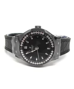 Alternative view of Hublot Classic Fusion Quartz 581.CM.1170.LR.1104 Automatic 33mm Unisex Replica Watch - Black Dial, Ceramic CaseMM