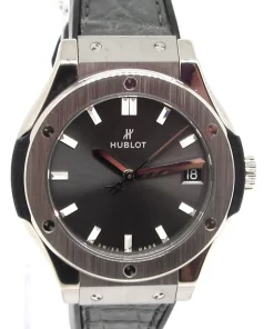 Hublot Classic Fusion Racing Grey 581.NX.7071.LR Quartz 33mm Female Replica Watch - Grey Dial, Titanium Case