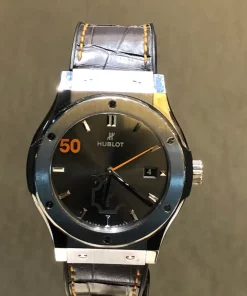 Hublot Classic Hublot Classic Enrique Ponce Automatic 42mm Unisex Replica Watch - Grey Dial, Titanium CaseMM