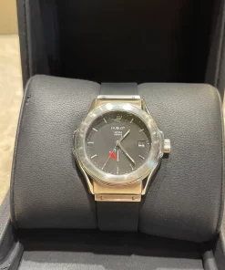 Alternative view of Hublot Elegant 1830.1 Automatic Unisex Replica Watch - Black Dial, Steel Case