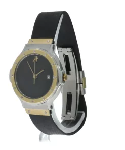 Alternative view of Hublot MDM S139.10.2 Quartz 28mm Female Replica Watch - Black Dial, Steel CaseMM