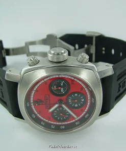 Alternative view of Panerai Ferrari - Automatic 45mm Unisex Replica Watch - Red Dial, Steel Case