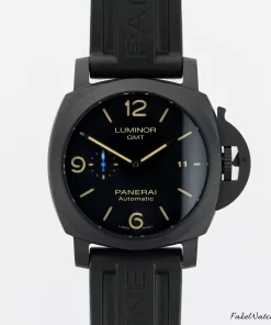 Panerai Luminor 1950 3 Days GMT Automatic PAM01441 Automatic 44mm Unisex Replica Watch - Black Dial, Ceramic Case
