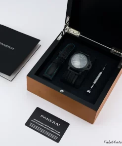 Alternative view of Panerai Luminor 1950 3 Days GMT Automatic PAM01441 Automatic 44mm Unisex Replica Watch - Black Dial, Ceramic Case
