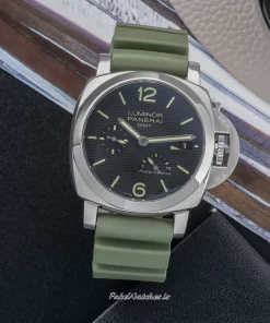 Panerai Luminor 1950 3 Days GMT Power Reserve Automatic PAM00537 Automatic 42mm Unisex Replica Watch - Black Dial, Steel Case