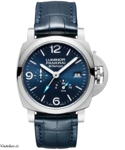 Panerai Luminor 1950 PAM01361 Automatic 44mm Unisex Replica Watch - Blue Dial, Steel Case