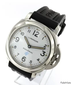 Alternative view of Panerai Luminor Base Logo PAM00630 Manual winding 44mm Unisex Replica Watch - White Dial, Steel Case