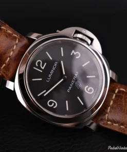 Panerai Luminor Base Logo PAM00773 Manual winding 44mm Unisex Replica Watch - Black Dial, Steel Case