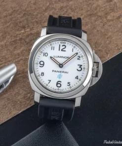 Panerai Luminor Base Logo PAM00775 Manual winding 44mm Unisex Replica Watch - White Dial, Steel Case