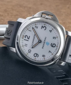 Alternative view of Panerai Luminor Base Logo PAM00775 Manual winding 44mm Unisex Replica Watch - White Dial, Steel Case