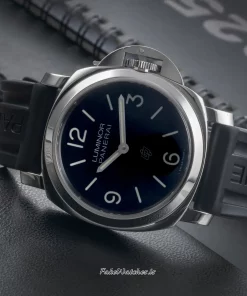 Alternative view of Panerai Luminor Base Logo PAM01086 Manual winding 44mm Unisex Replica Watch - Black Dial, Steel Case