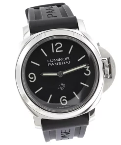 Panerai Luminor Base Logo PAM01086 Manual winding 44mm Unisex Replica Watch - Black Dial, Steel Case
