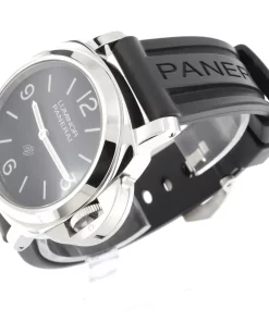 Alternative view of Panerai Luminor Base Logo PAM01086 Manual winding 44mm Unisex Replica Watch - Black Dial, Steel Case