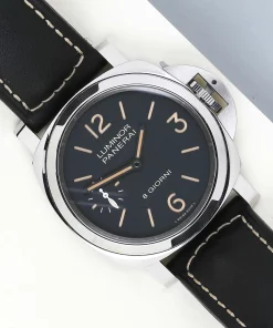 Panerai Luminor Base PAM00915 Manual winding 44mm Unisex Replica Watch - Black Dial, Steel Case