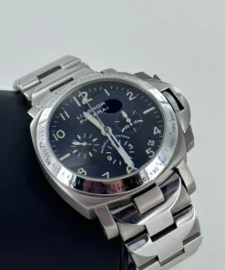 Panerai Luminor Chrono PAM00072 Automatic 45mm Unisex Replica Watch - Black Dial, Steel Case