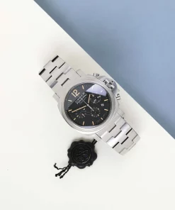 Alternative view of Panerai Luminor Chrono PAM00356 Automatic 44mm Unisex Replica Watch - Black Dial, Steel Case