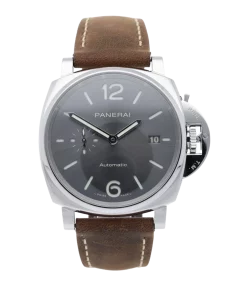 Panerai Luminor Due PAM00904 Automatic 42mm Unisex Replica Watch - Grey Dial, Steel Case