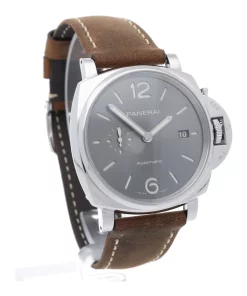 Alternative view of Panerai Luminor Due PAM00904 Automatic 42mm Unisex Replica Watch - Grey Dial, Steel Case