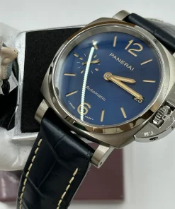 Panerai Luminor Due PAM00926 Automatic 38mm Unisex Replica Watch - Blue Dial, Titanium Case