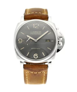 Panerai Luminor Due PAM00943 Automatic 45mm Unisex Replica Watch - Grey Dial, Steel Case