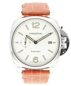 Panerai Luminor Due PAM01046 Automatic 42mm Unisex Replica Watch - White Dial, Steel Case