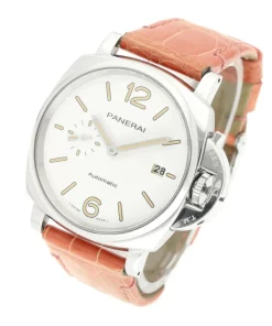 Alternative view of Panerai Luminor Due PAM01046 Automatic 42mm Unisex Replica Watch - White Dial, Steel Case