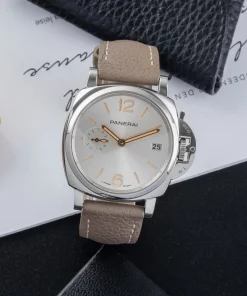 Panerai Luminor Due PAM01248 Automatic 38mm Female Replica Watch - Silver Dial, Steel Case