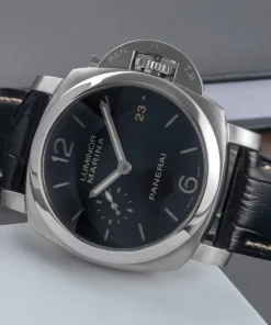 Alternative view of Panerai Luminor Marina 1950 3 Days Automatic PAM00392 Automatic 42mm Unisex Replica Watch - Black Dial, Steel Case