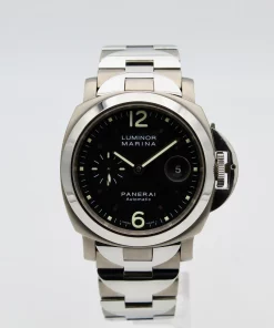 Panerai Luminor Marina Automatic PAM00091 Automatic 44mm Unisex Replica Watch - Blue Dial, Titanium Case