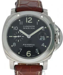 Panerai Luminor Marina Automatic PAM00164 Automatic 44mm Unisex Replica Watch - Black Dial, Steel Case