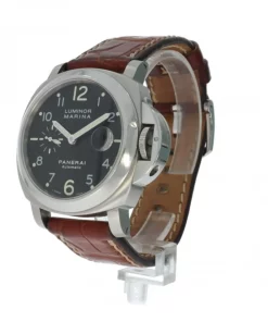 Alternative view of Panerai Luminor Marina Automatic PAM00164 Automatic 44mm Unisex Replica Watch - Black Dial, Steel Case