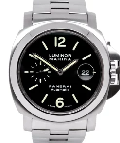 Panerai Luminor Marina Automatic PAM00299 Automatic 44mm Unisex Replica Watch - Black Dial, Steel Case