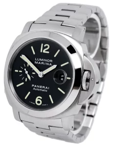 Alternative view of Panerai Luminor Marina Automatic PAM00299 Automatic 44mm Unisex Replica Watch - Black Dial, Steel Case