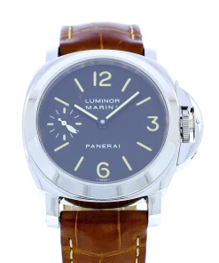 Panerai Luminor Marina PAM 00001 Manual winding 44mm Unisex Replica Watch - Black Dial, Steel Case