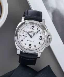 Panerai Luminor Marina PAM00113 Manual winding 44mm Unisex Replica Watch - White Dial, Steel Case