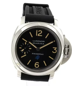 Panerai Luminor Marina PAM00631 Manual winding 44mm Unisex Replica Watch - Black Dial, Steel Case